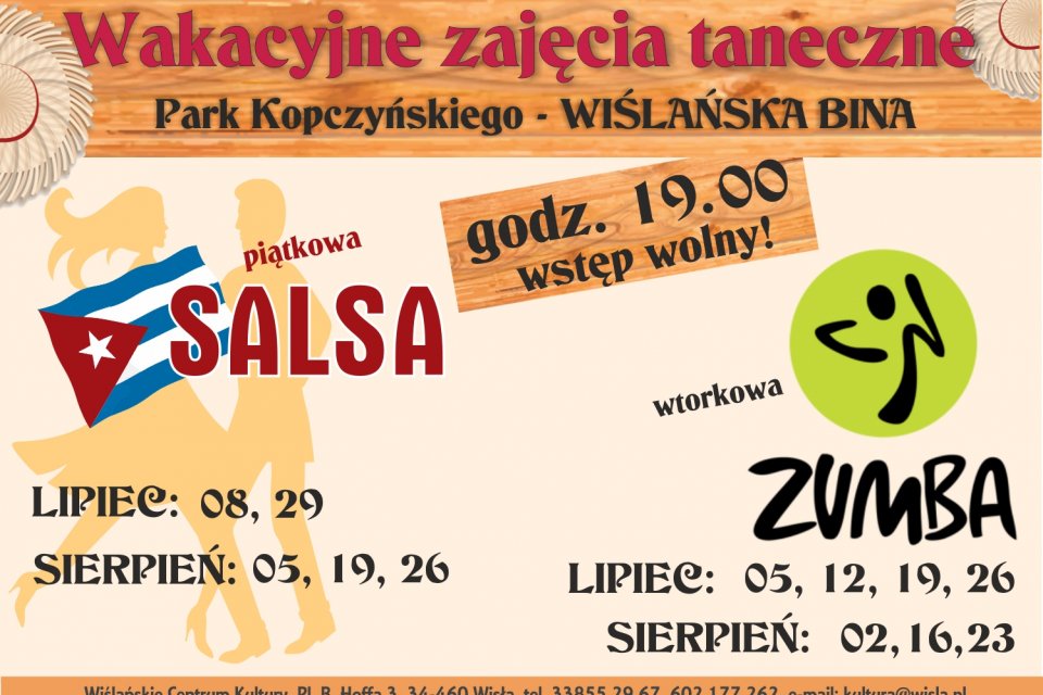 Plakat promujący zajęcia